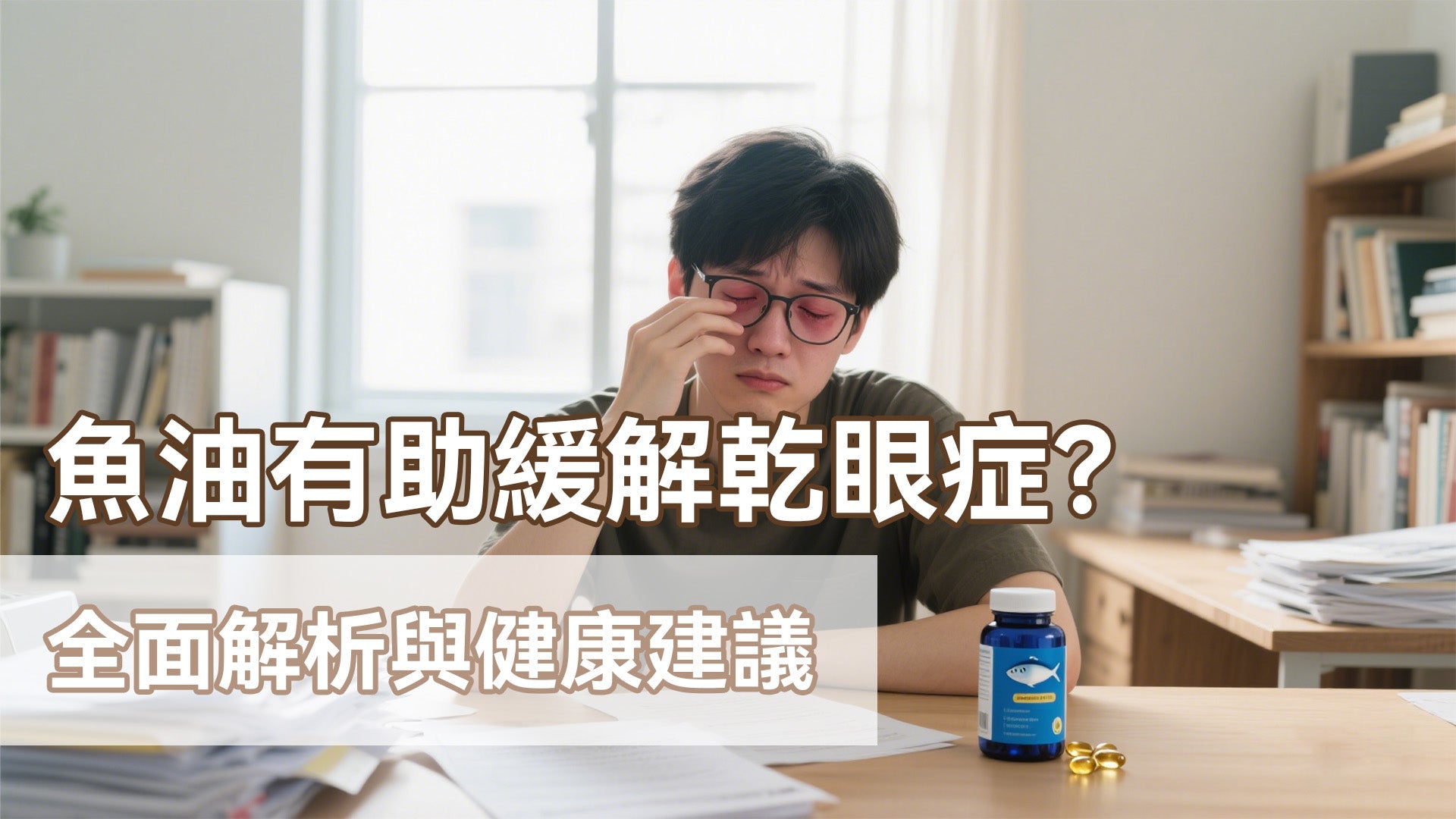 魚油有助緩解乾眼症？全面解析與健康建議