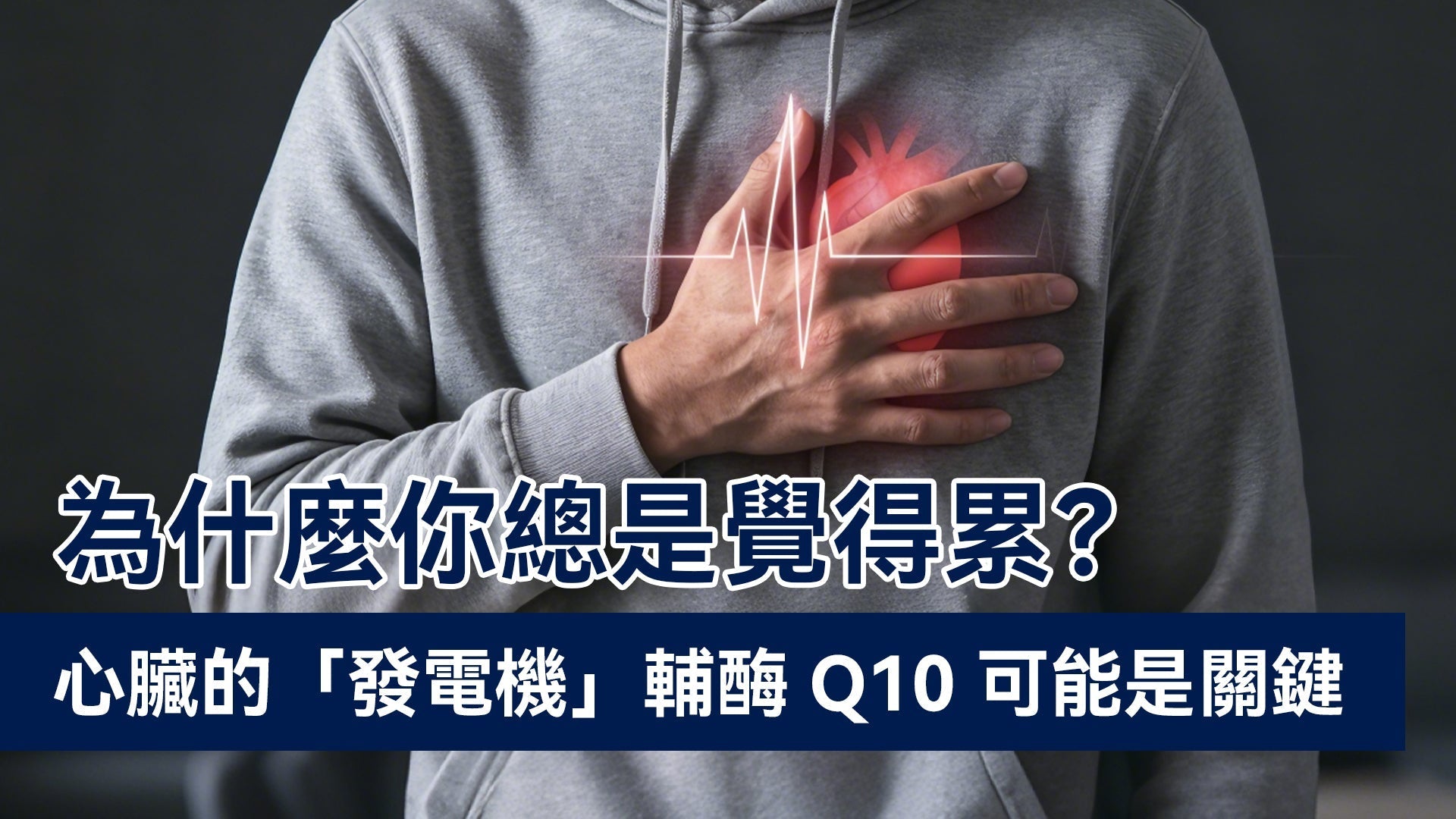 為什麼你總是覺得累？心臟的「發電機」輔酶 Q10 可能是關鍵
