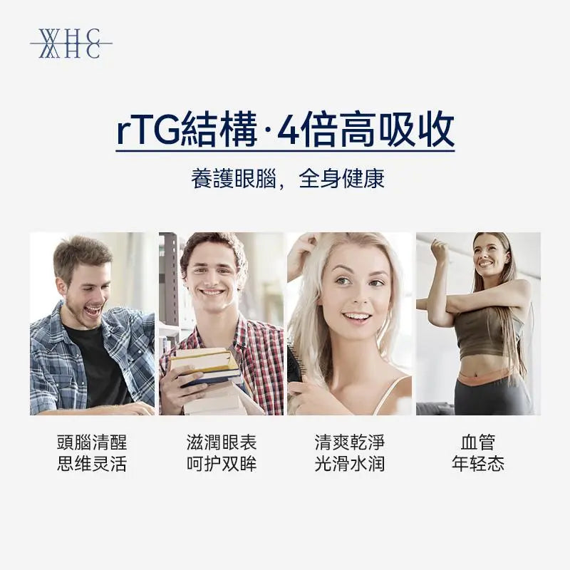 95%高純度純淨魚油 百搭0負擔 心腦血管全守護 UnoCardio X2小紅帽 60粒 - WHC HK